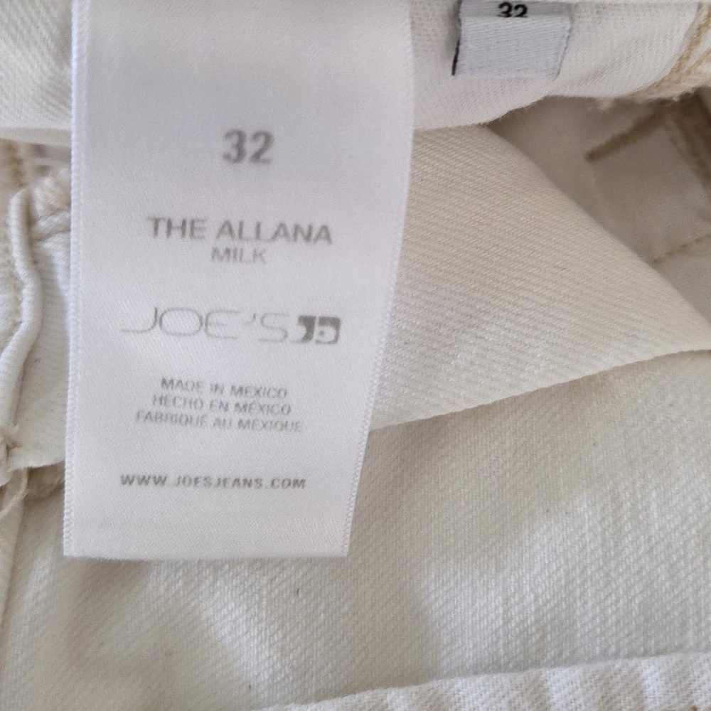 Joe's Jeans The Allana High Rise Wide Leg Jeans In Milk - Picture 6 of 12